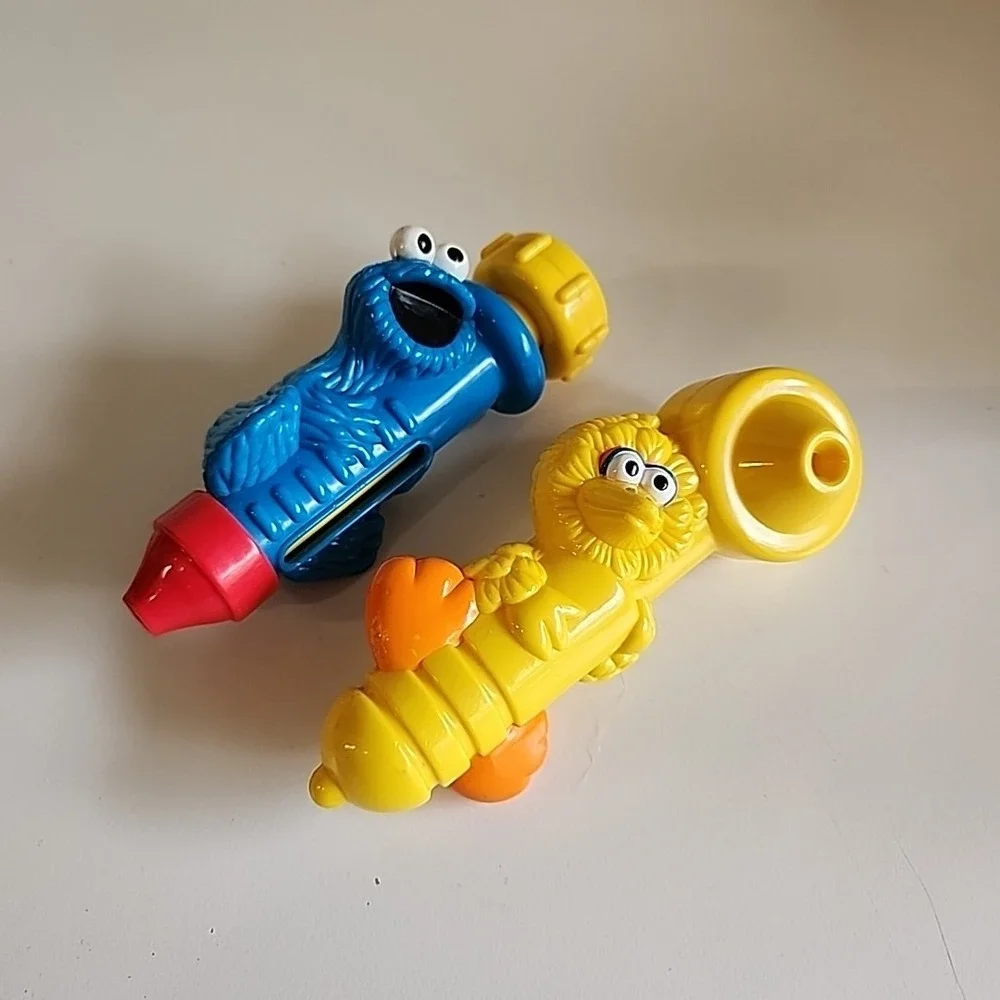 Sesame Street Doctor Kit BIG BIRD Cookie Monster Otoscope Vintage 1998‎